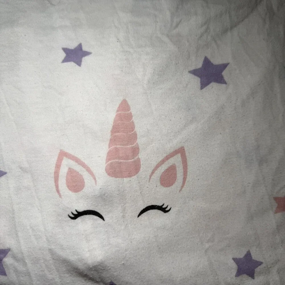 Grow Wild 2 Pack Jersey Knit Fitted Crib Sheets Multicolor Stars Rainbow Unicorn